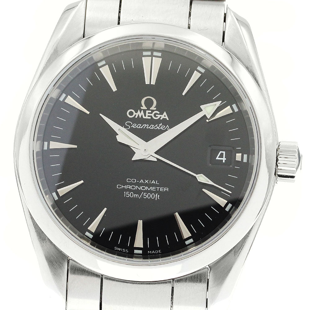 OMEGA Seamaster Aqua Terra 2504.50 Date Black Dial Automatic Boy's Watch_886661