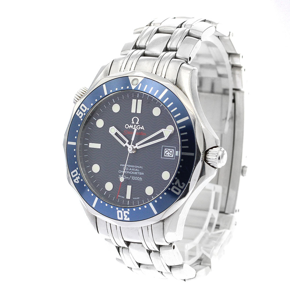 OMEGA Seamaster300 2220.80 Co-Axial Date Navy Dial Automatic Men's Watch_886694