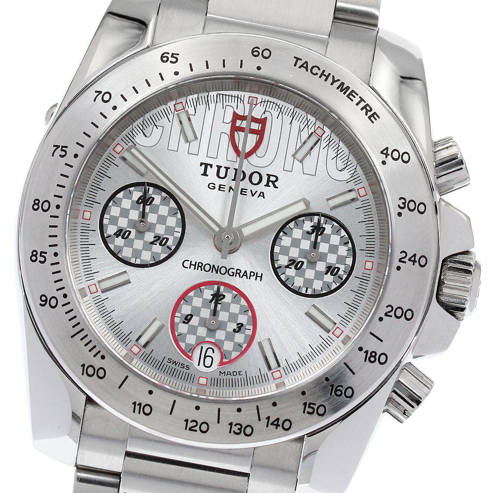TUDOR Sports chronograph 20300 Date Silver Dial Automatic Men's Watch_886698