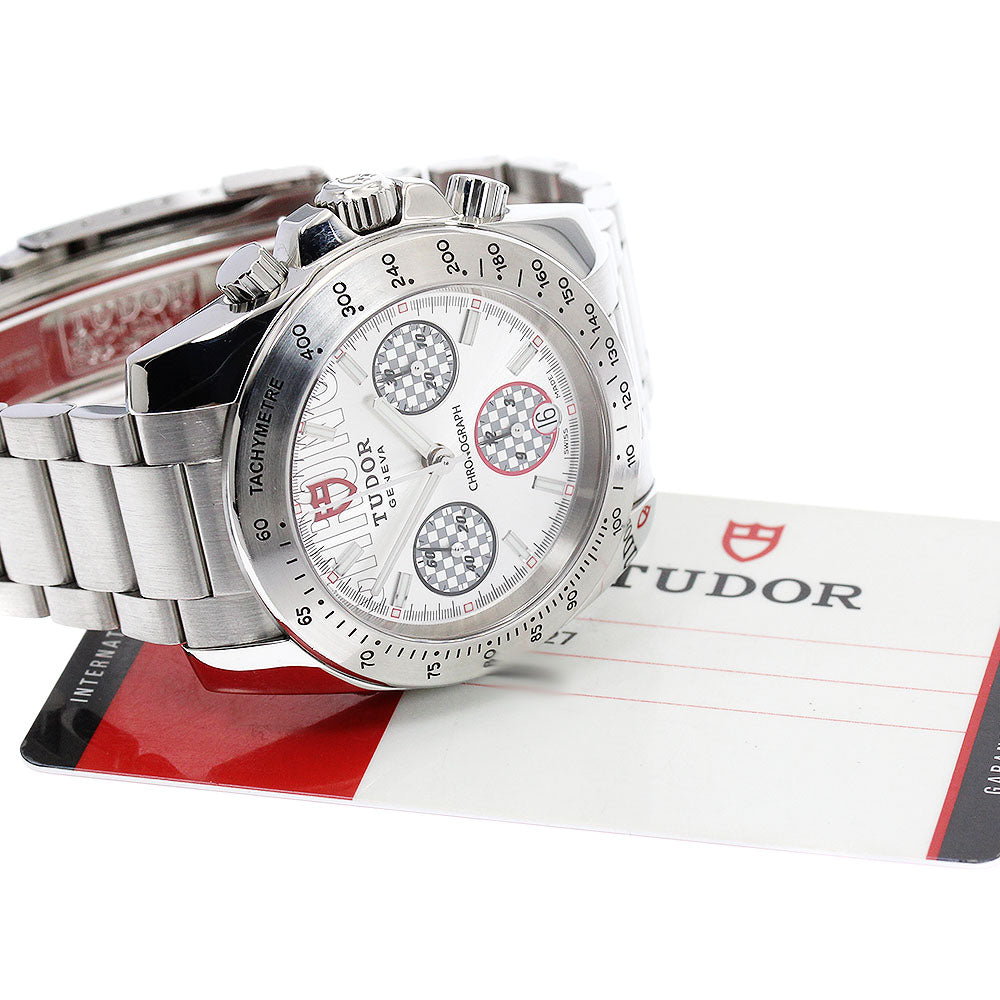 TUDOR Sports chronograph 20300 Date Silver Dial Automatic Men's Watch_886698