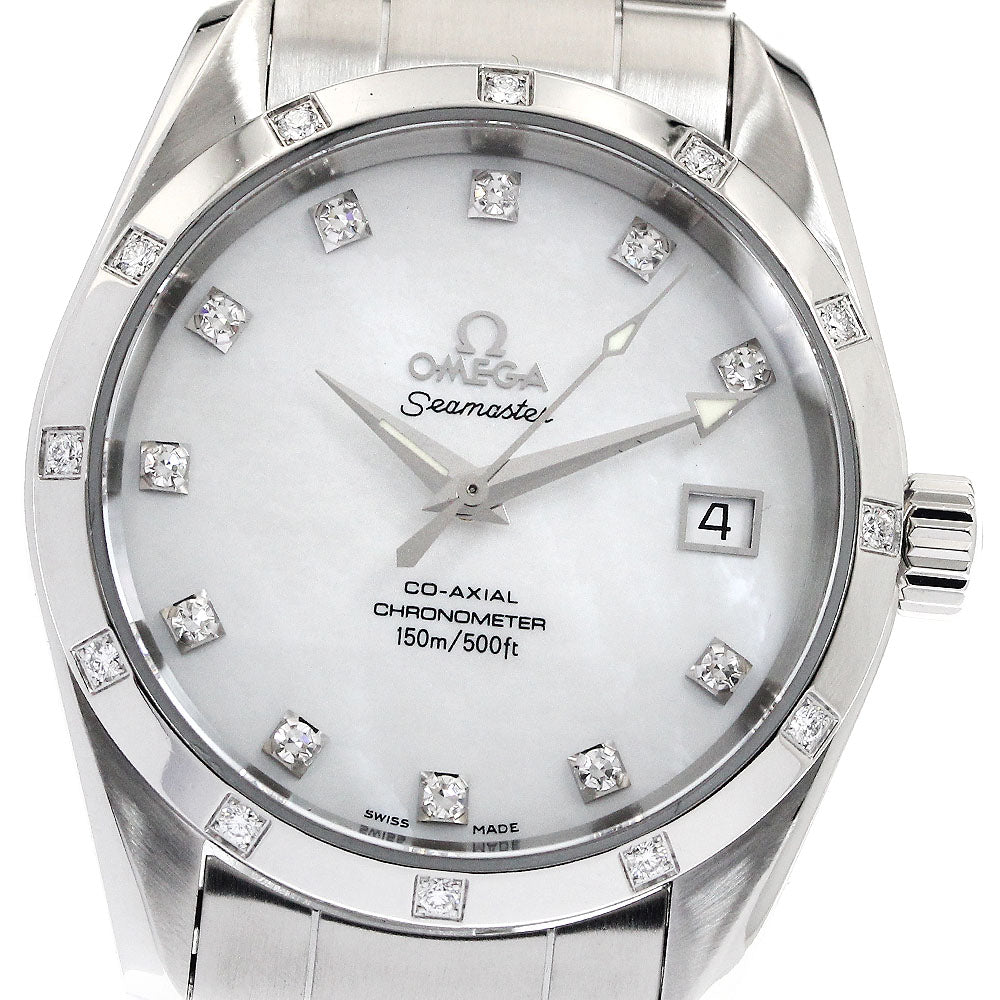 OMEGA Seamaster 2505.75 Diamond date White shell Dial Automatic Boy's Watch_886716