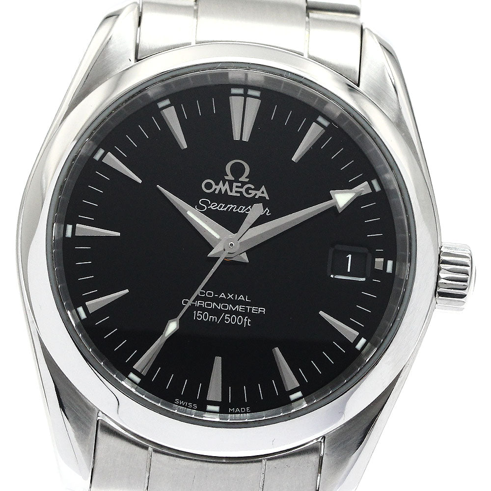 OMEGA Seamaster Aqua Terra 2504.50 Date Black Dial Automatic Boy's Watch_886725