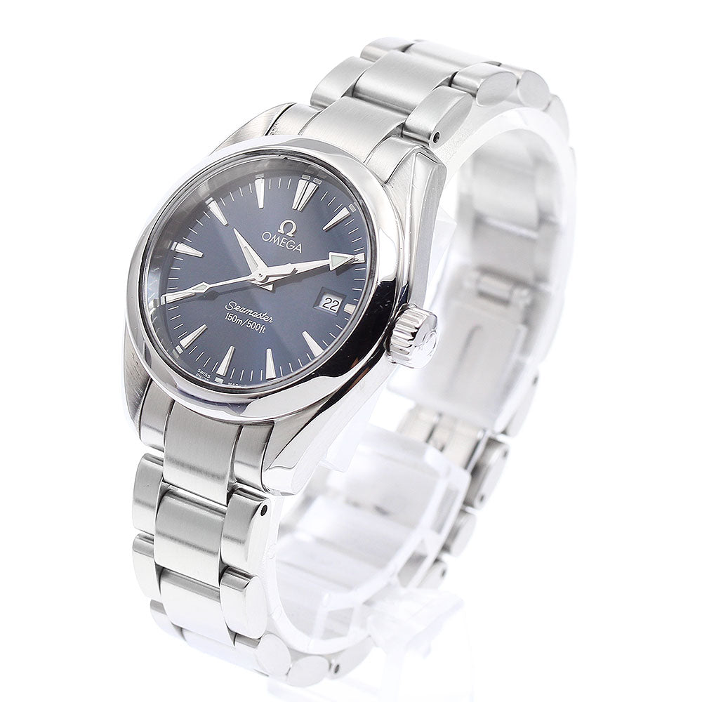 OMEGA Seamaster Aqua Terra 2577.80 Date Navy Dial Quartz Ladies Watch_886741