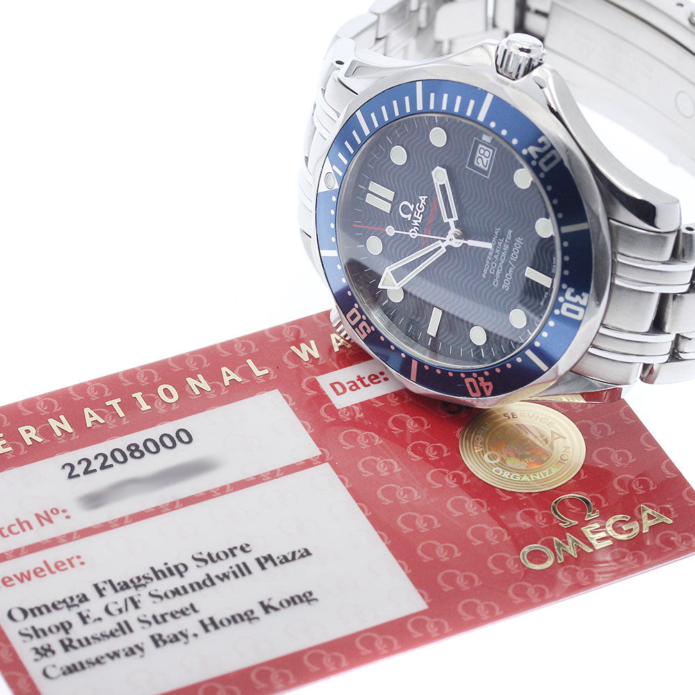 OMEGA Seamaster300 2220.80 Coaxial Navy Dial Automatic Men's Watch_886748