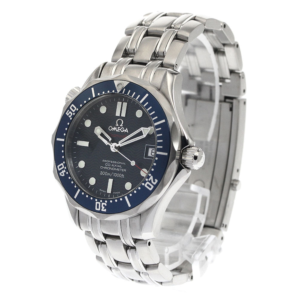 OMEGA Seamaster300 2222.80 Date Co-Axial Navy Dial Automatic Boy's Watch_886765