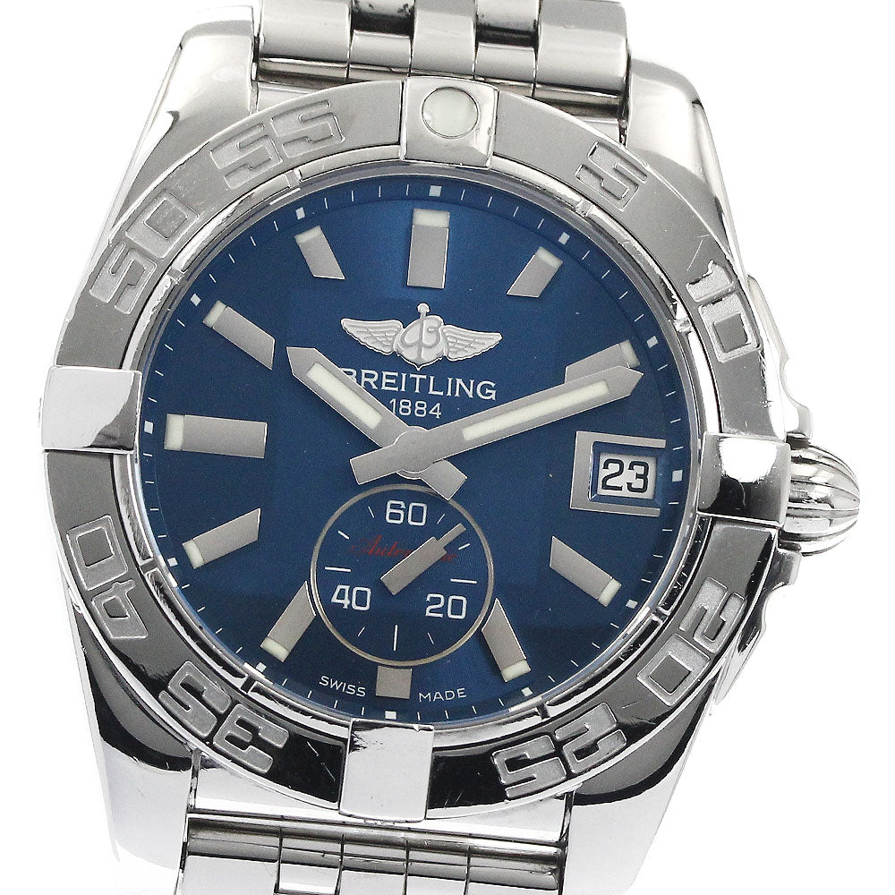 BREITLING Galactic 36 A37330 Small seconds blue Dial Automatic Men's Watch_886783
