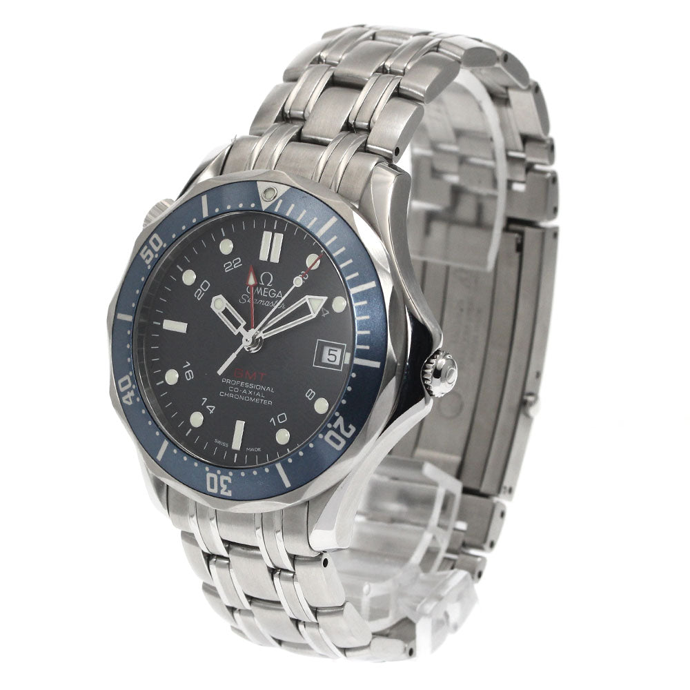 OMEGA Seamaster300 2535.80 GMT Navy Dial Automatic Men's Watch_886823