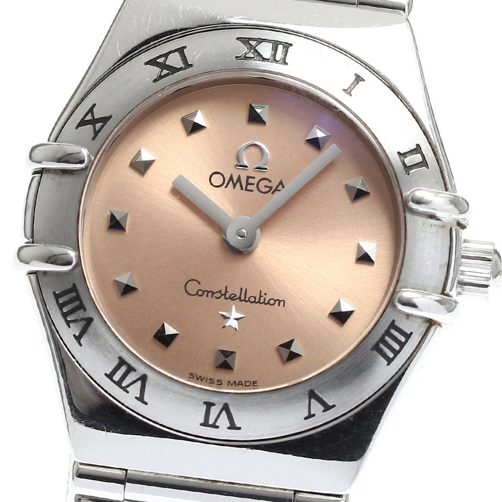 OMEGA Constellation Mini My Choice 1561.61 pink Dial Quartz Ladies Watch_886846