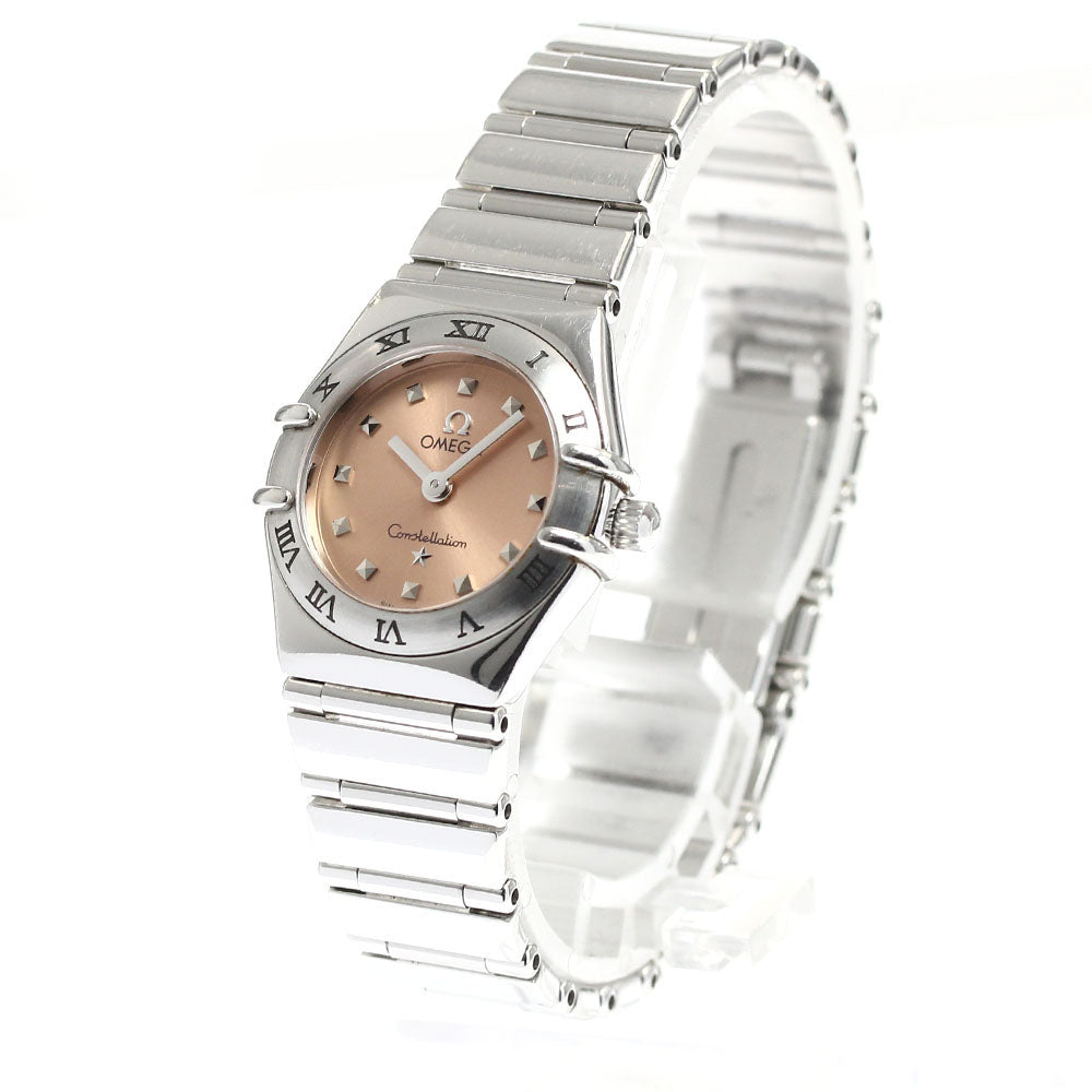 OMEGA Constellation Mini My Choice 1561.61 pink Dial Quartz Ladies Watch_886846