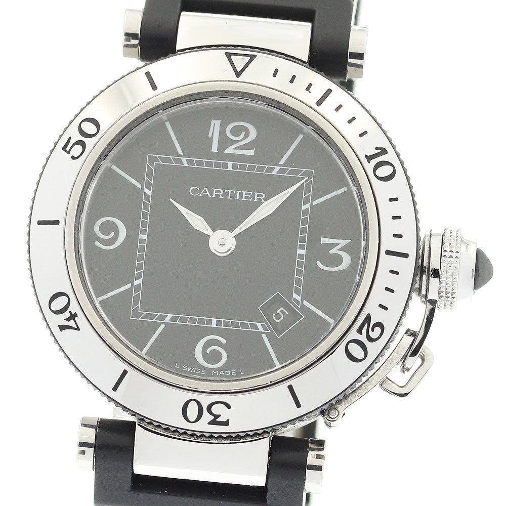 CARTIER Passive timer W3140003 Date black Dial Quartz Ladies Watch_886849