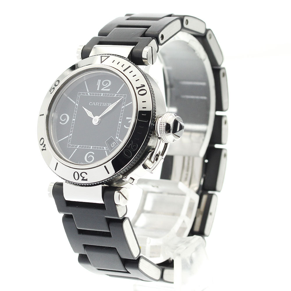 CARTIER Passive timer W3140003 Date black Dial Quartz Ladies Watch_886849