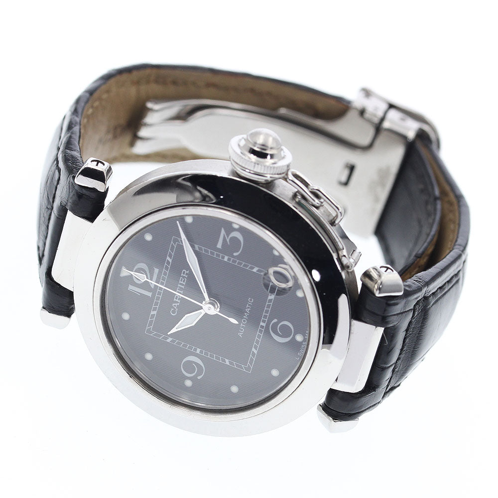 CARTIER Pasha C W3106099 Date black Dial Automatic Boy's Watch_886852