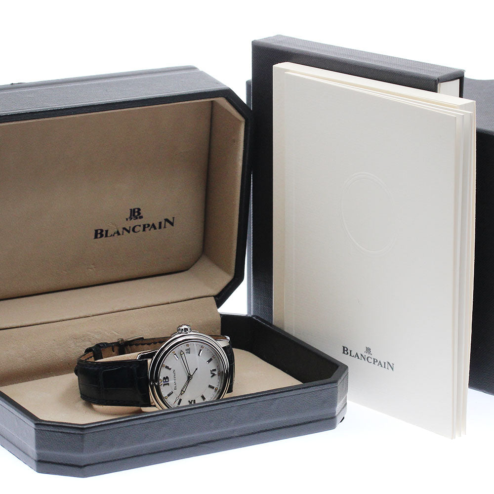 Blancpain Leman Ultra Slim 2100-1127-53 Date white Dial Automatic Men's Watch_886853