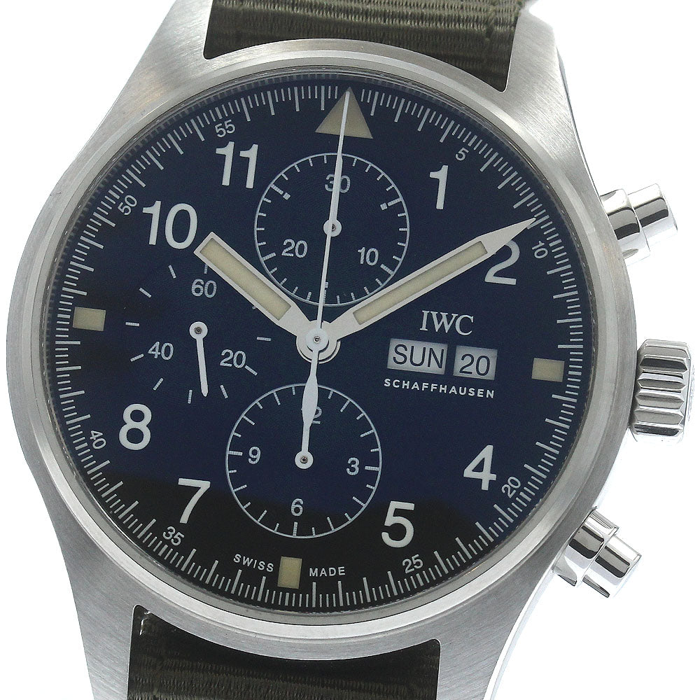 IWC SCHAFFHAUSEN Pilot's Watch Chronograph IW389001 Automatic Men's Watch_886855