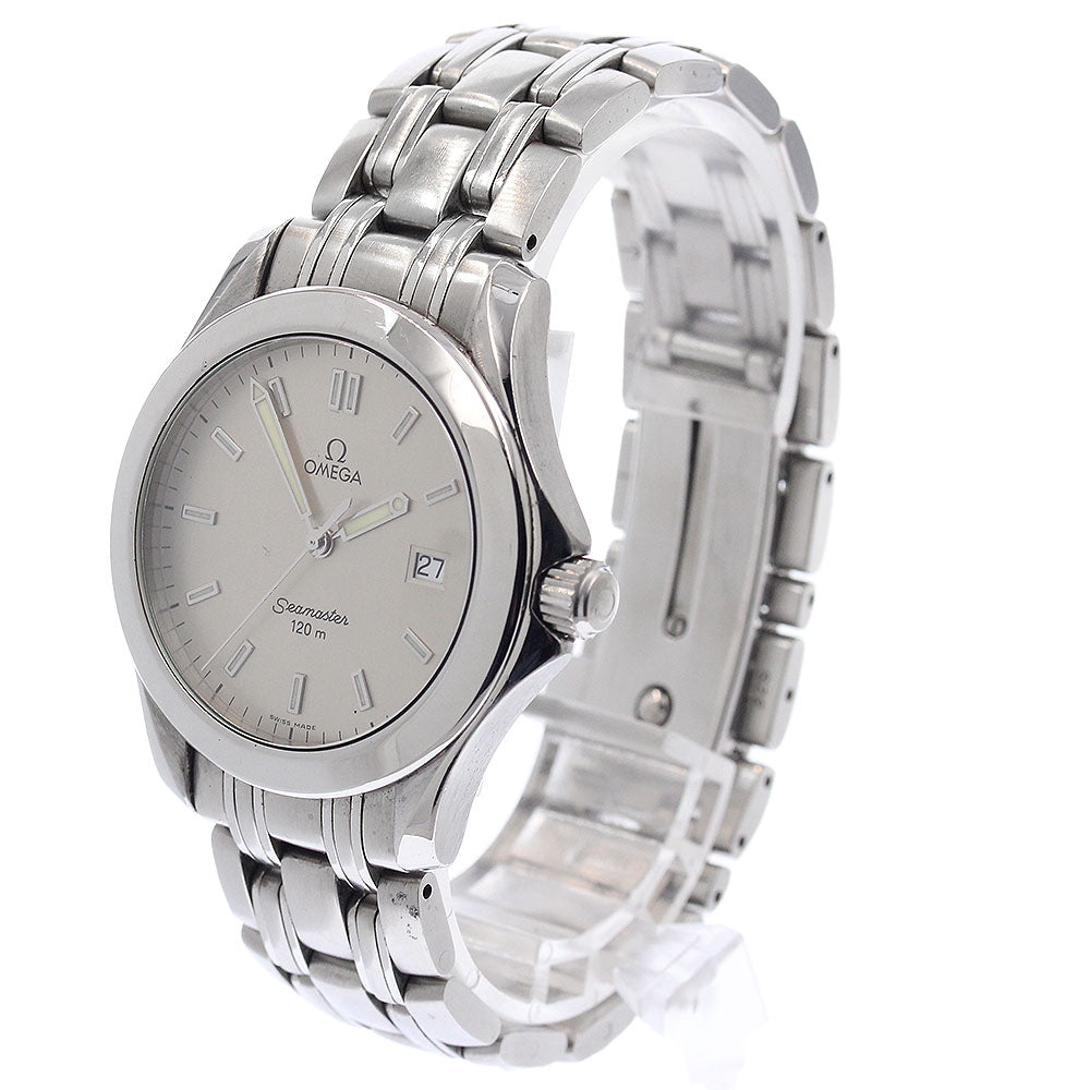 OMEGA Seamaster120 2511.33 Date Silver Dial Quartz Men's Watch_886879