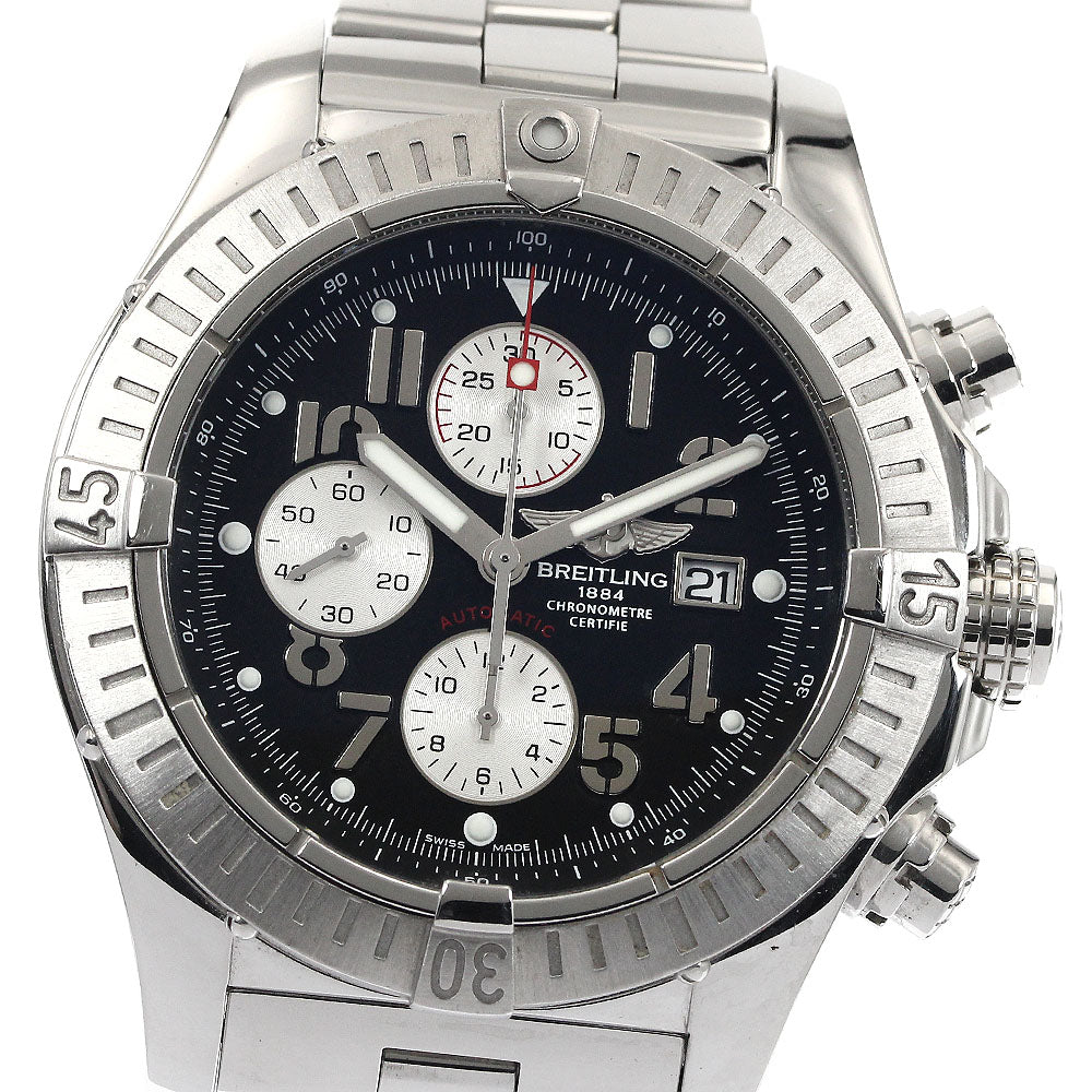 BREITLING Super avenger A13370 Date Chronograph Automatic Men's Watch_886887