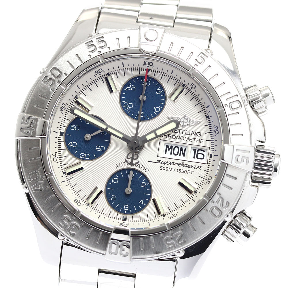 BREITLING Super Ocean A13340 Day-Date Chronograph Automatic Men's Watch_886909