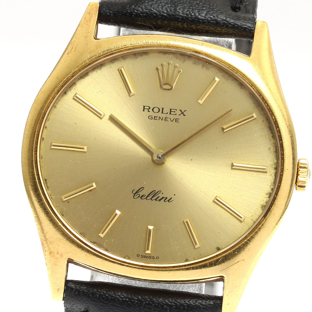 ROLEX Cellini 3806 K18YG cal.1601 gold Dial Hand Winding Men's Watch_886934