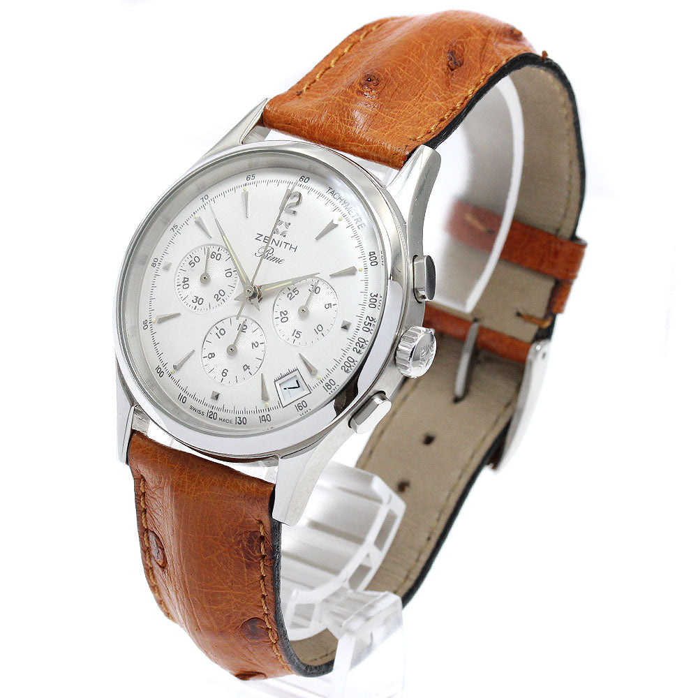 ZENITH El Primero Prime 90/01-0010.420 Chronograph Silver Dial Hand Winding Men's Watch_886938