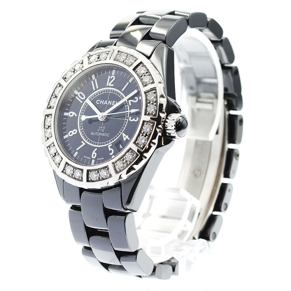 CHANEL J12 H1174 Diamond Bezel black Dial Automatic Men's Watch_886939