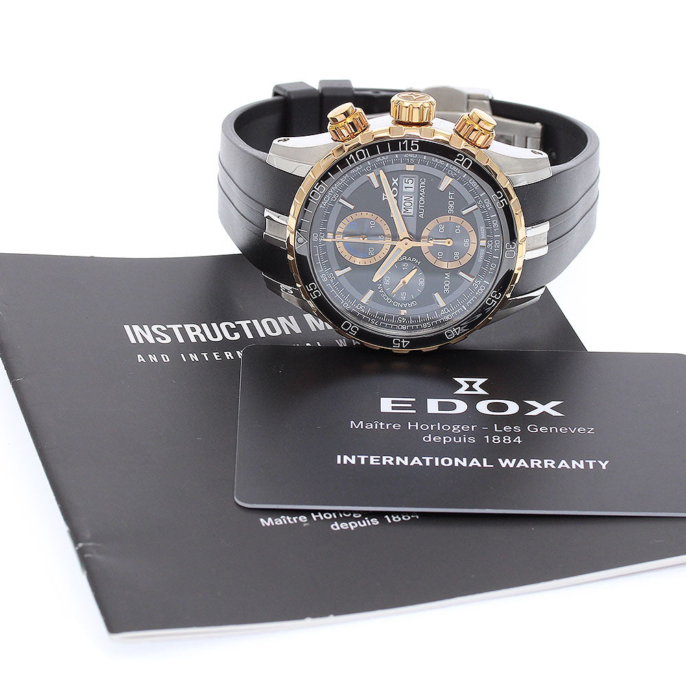 EDOX Grand Ocean 01123-357RCA-NBUR Chronograph Automatic Men's Watch_886967