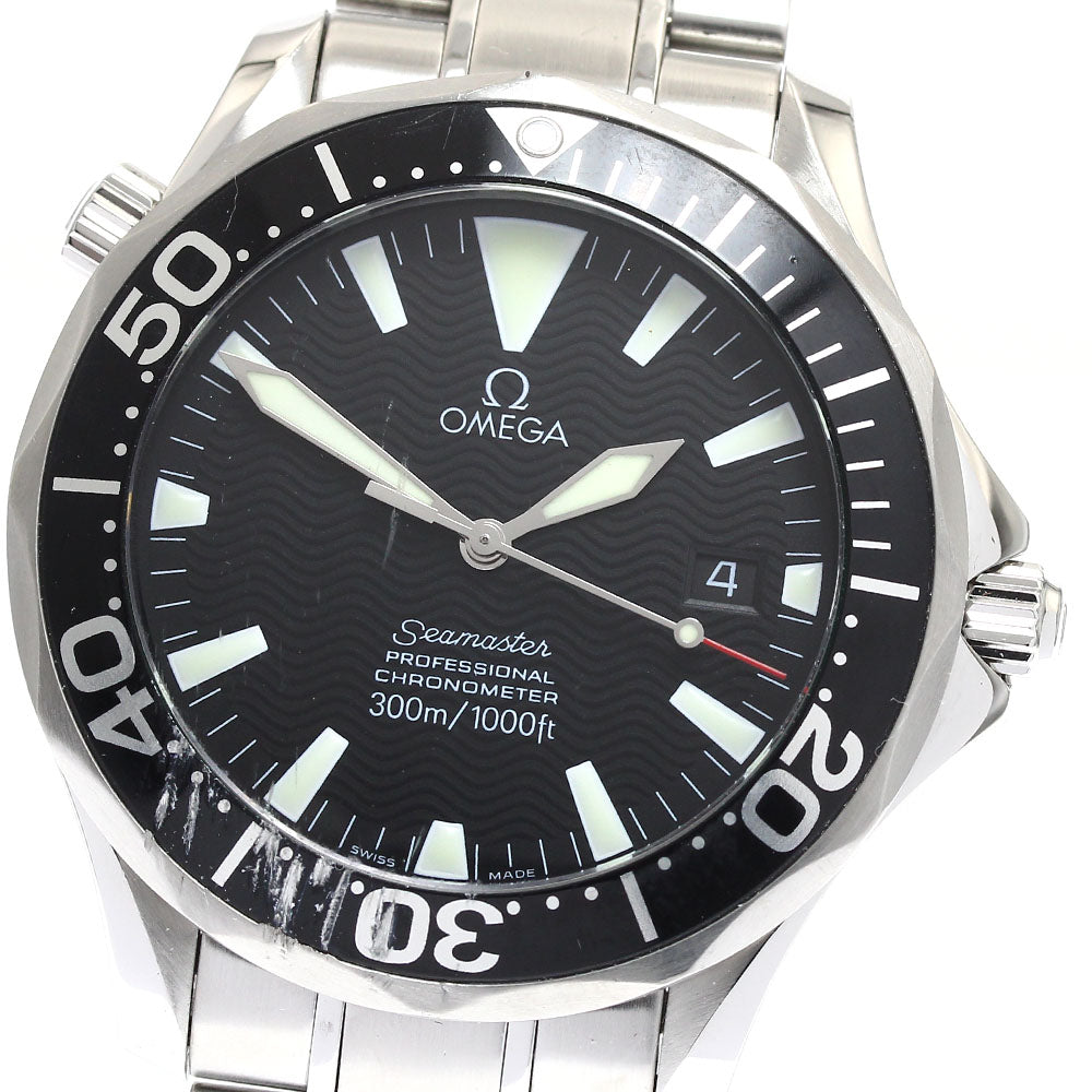 OMEGA Seamaster300 2254.50 Date black Dial Automatic Men's Watch_886985