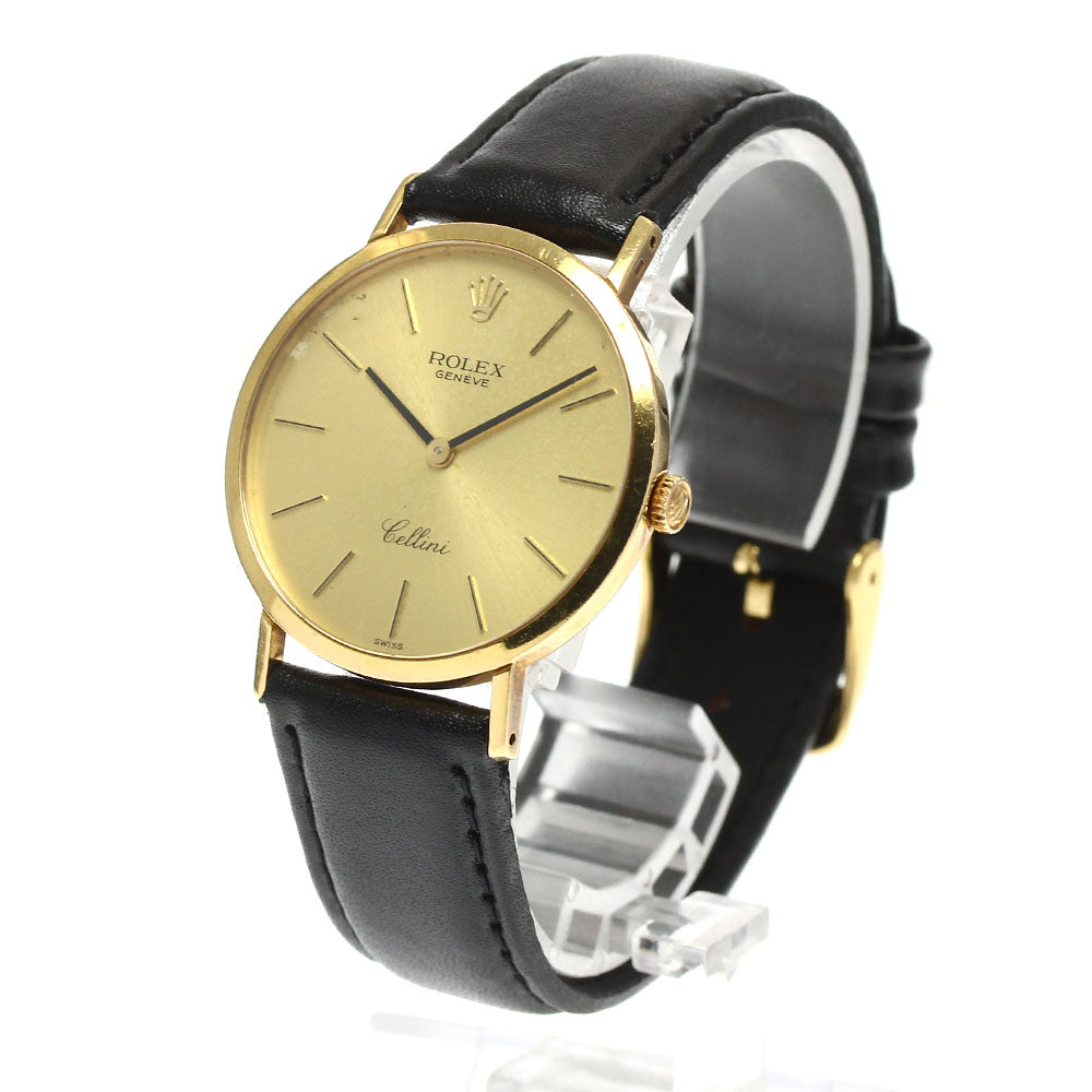 ROLEX Cellini 4112 K18YG Cal.1601 gold Dial Hand Winding Men's Watch_887005