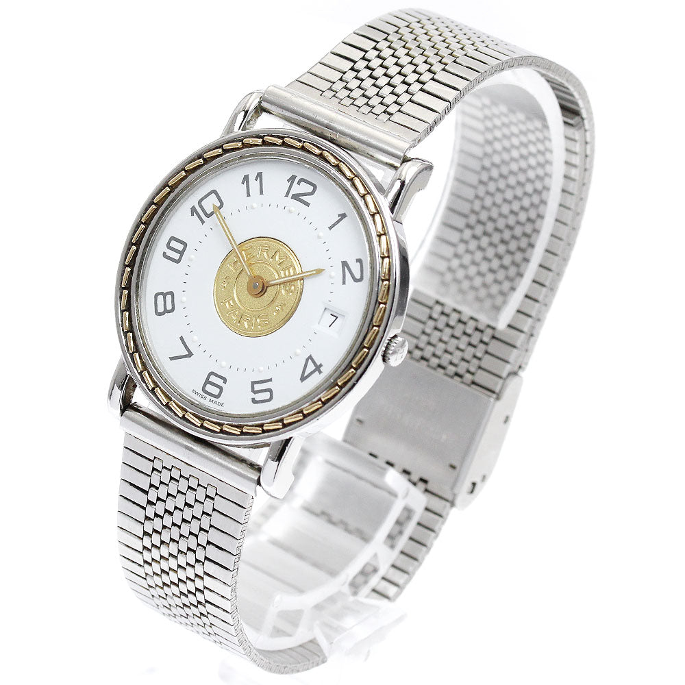 HERMES Serie Date beige Dial Quartz Men's Watch_887014