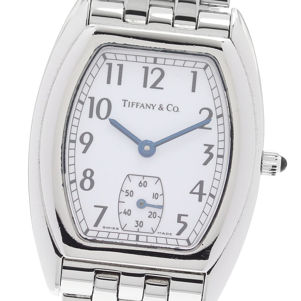 TIFFANY&Co. Classic tonneau Small seconds white Dial Quartz Ladies Watch_887015