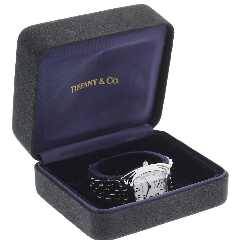 TIFFANY&Co. Classic tonneau Small seconds white Dial Quartz Ladies Watch_887015