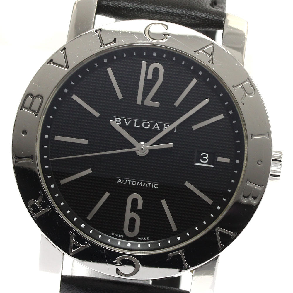BVLGARI BVLGARIBVLGARI BB42SLAUTO Date black Dial Automatic Men's Watch_887018