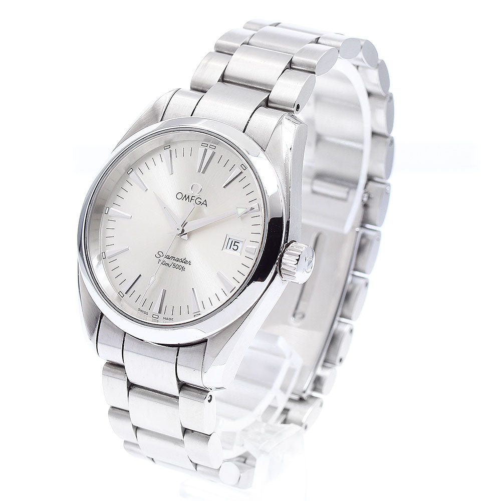 OMEGA Seamaster Aqua Terra 2518.30 Date Silver Dial Quartz Men's Watch_887019