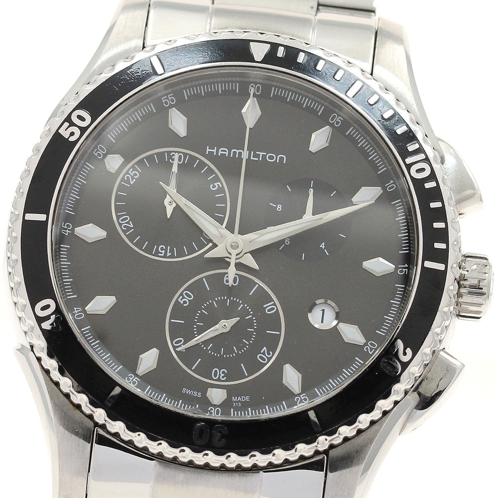 HAMILTON Jazz master H375120 Chronograph black Dial Quartz Men's Watch_887023