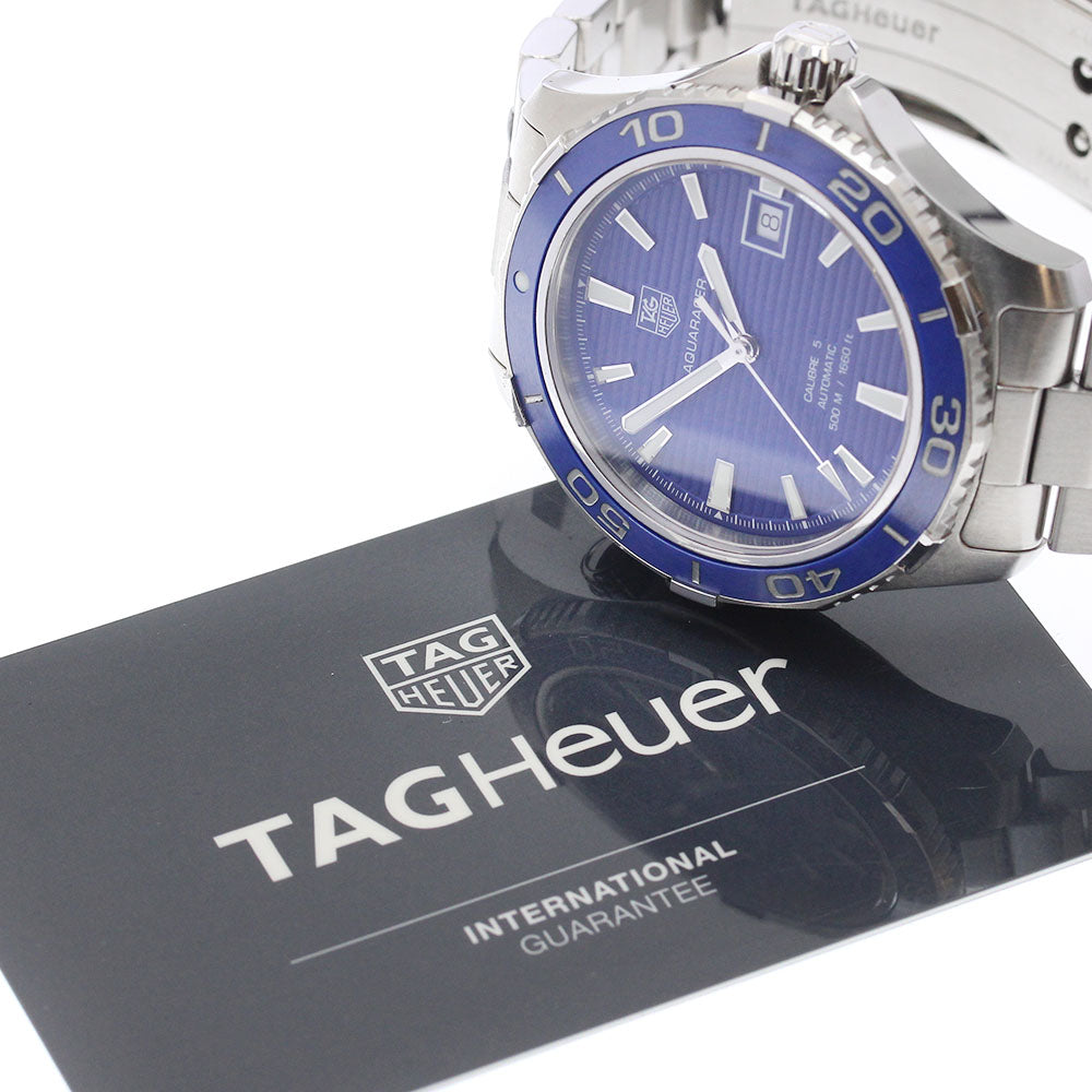 TAG HEUER Aqua racer WAK2111 Caliber 5 blue Dial Automatic Men's Watch_887025