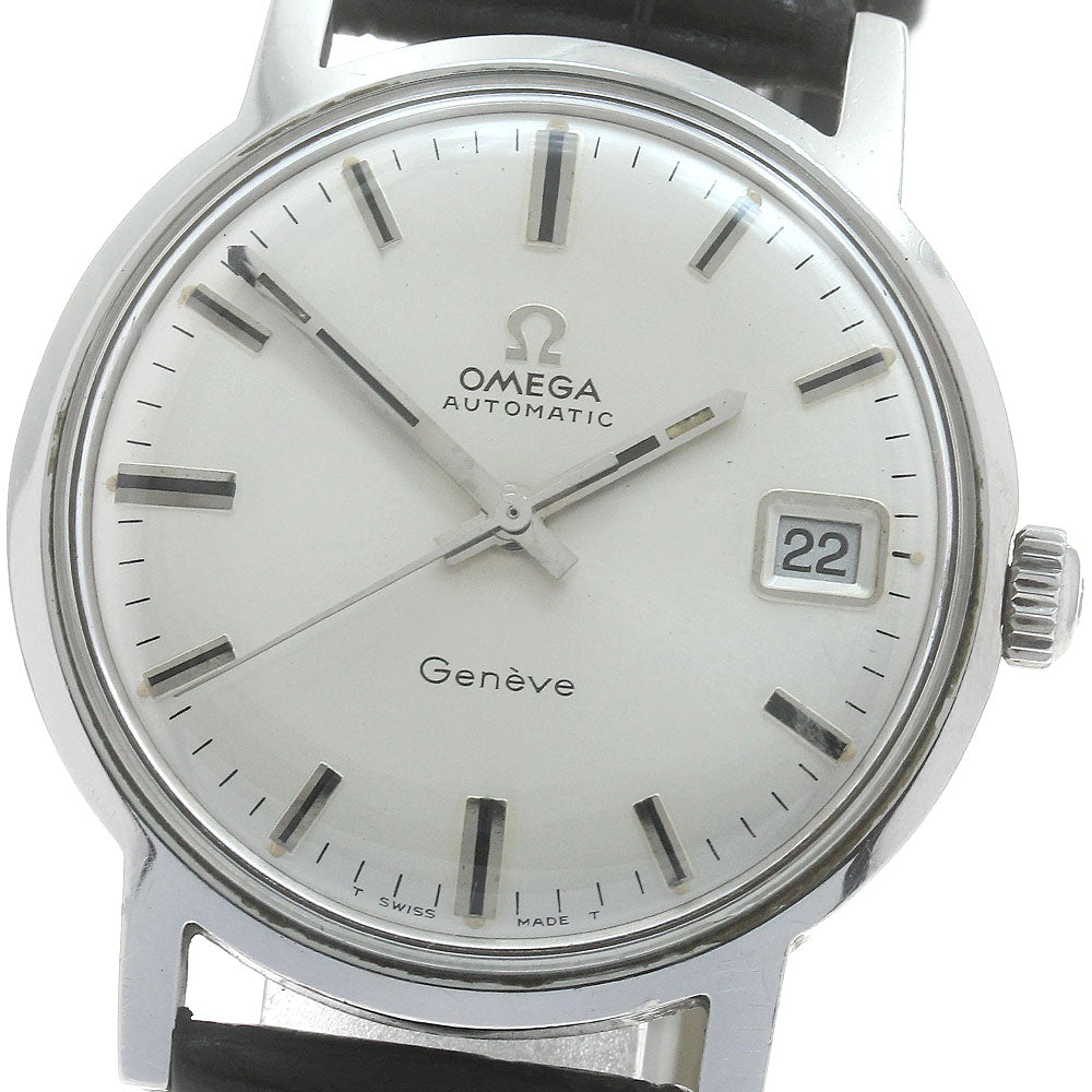 OMEGA Geneve 166.070 Cal.565 Date Silver Dial Automatic Men's Watch_887029