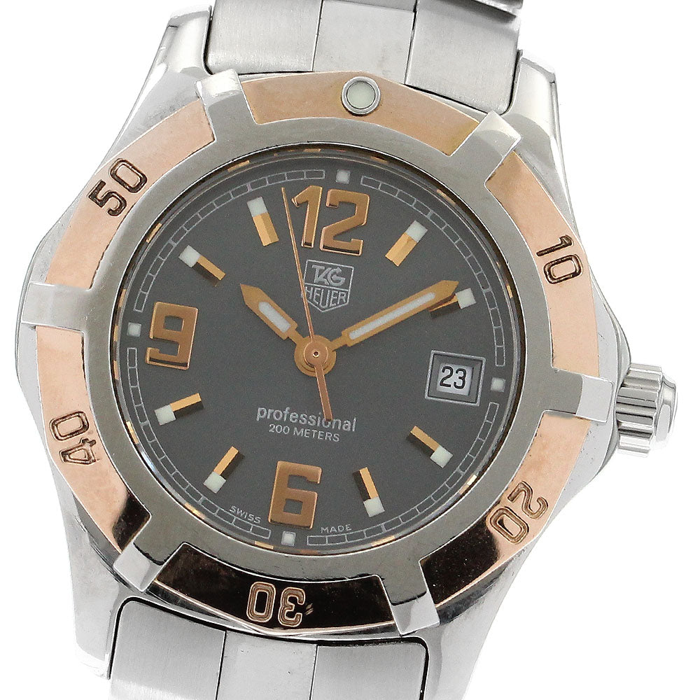 TAG HEUER Exclusive WN1351 Date gray Dial Quartz Ladies Watch_887037