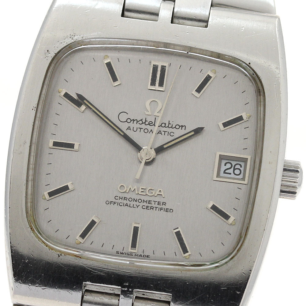 OMEGA Constellation Square Silver Dial Automatic Men's Watch_887042