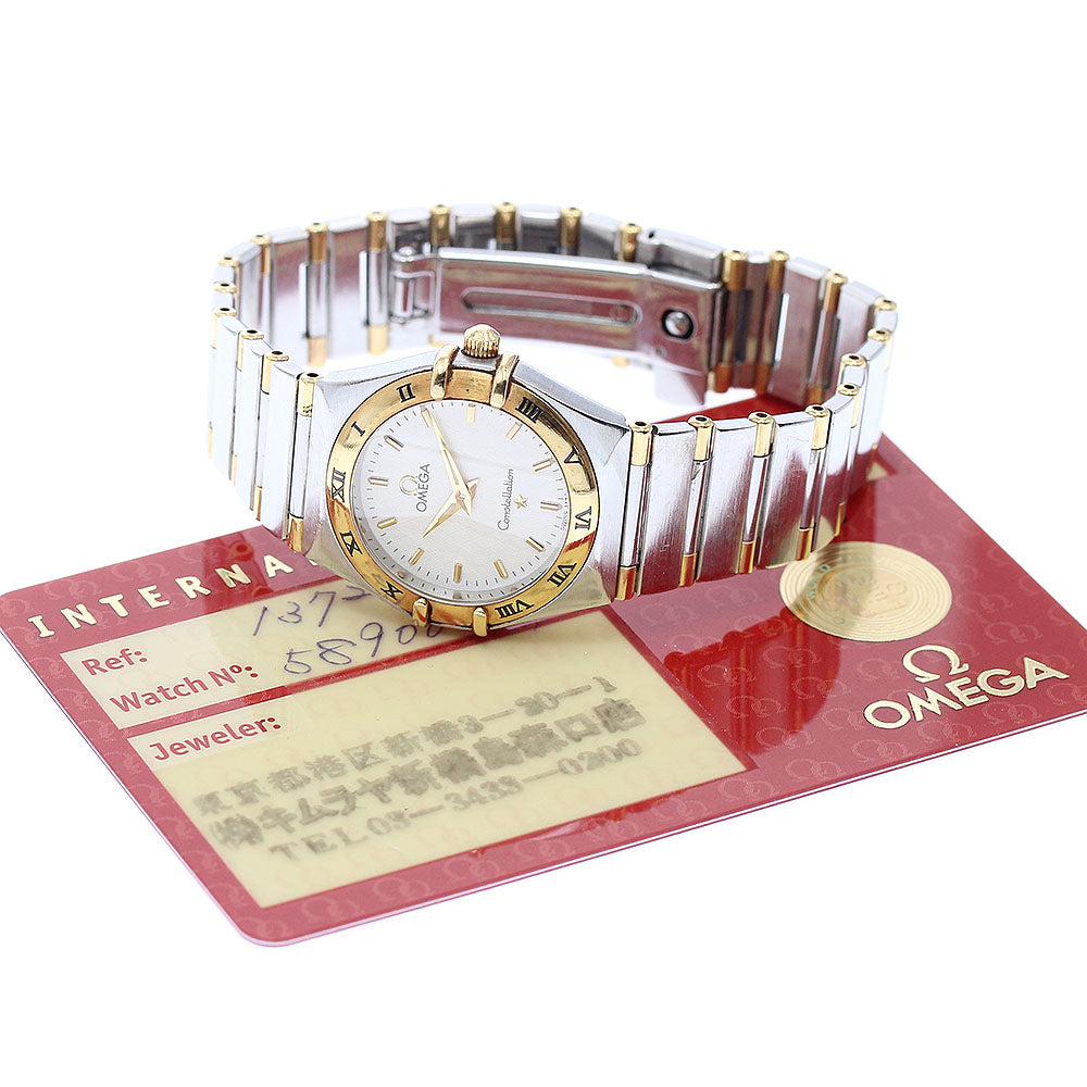 OMEGA Constellation 1372.30 white Dial Quartz Ladies Watch_887043