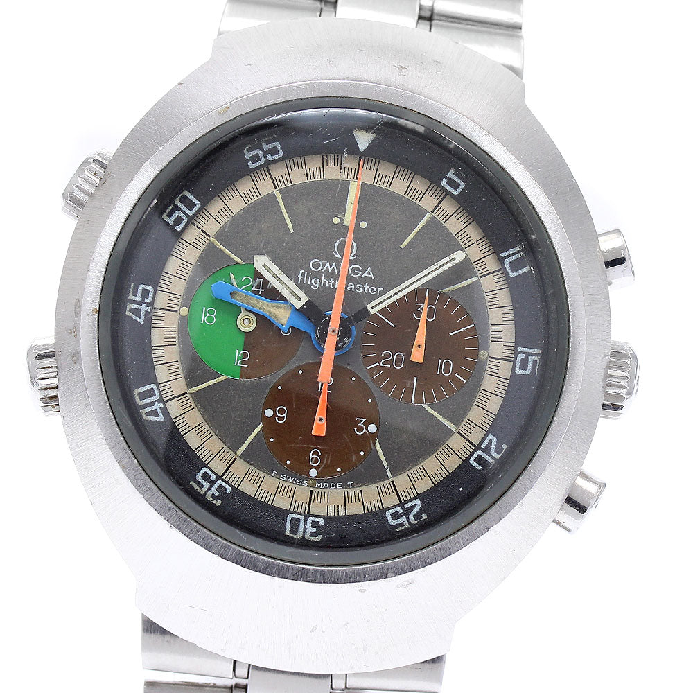 OMEGA Flight master ST145.013 Chronograph GMT Cal.910 Hand Winding Men's_887046