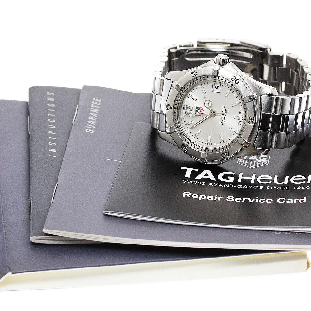 TAG HEUER 2000 series WK1212 Date Silver Dial Quartz Boy's Watch_887059