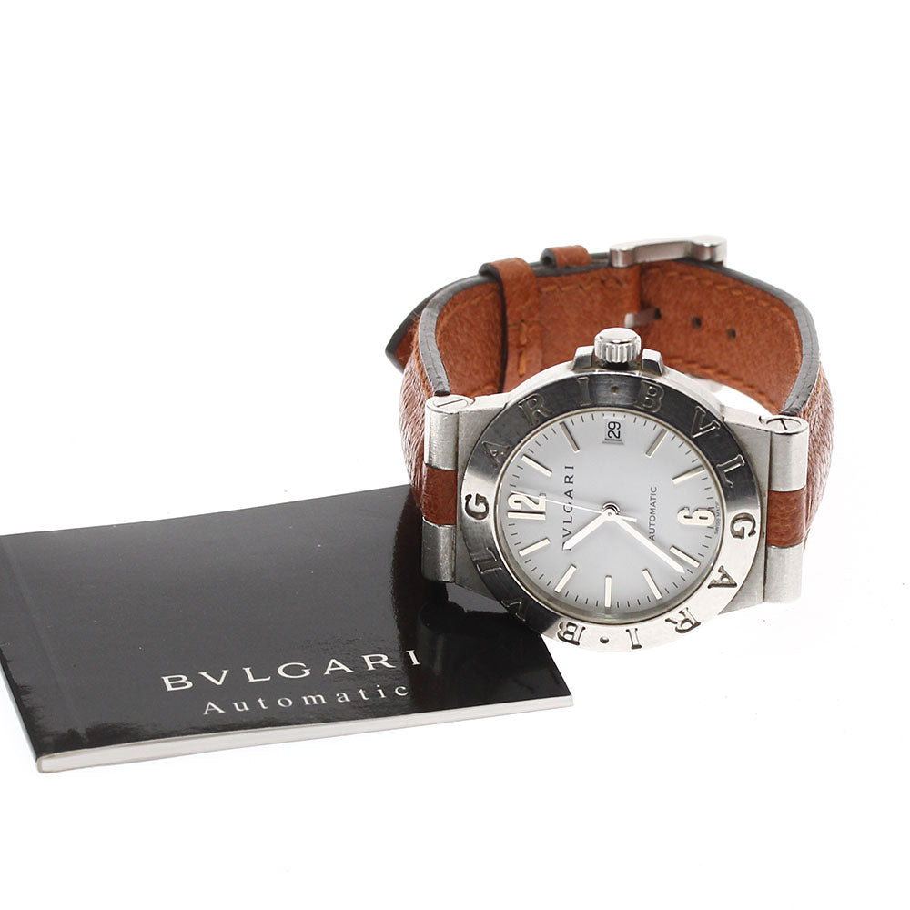 BVLGARI Diagono LCV35S Date white Dial Automatic Men's Watch_887072