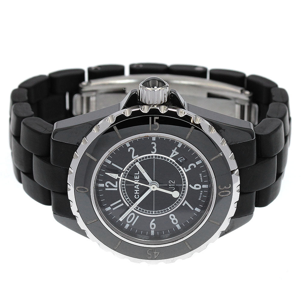 CHANEL J12 H0681 Black ceramic date black Dial Quartz Ladies Watch_887076