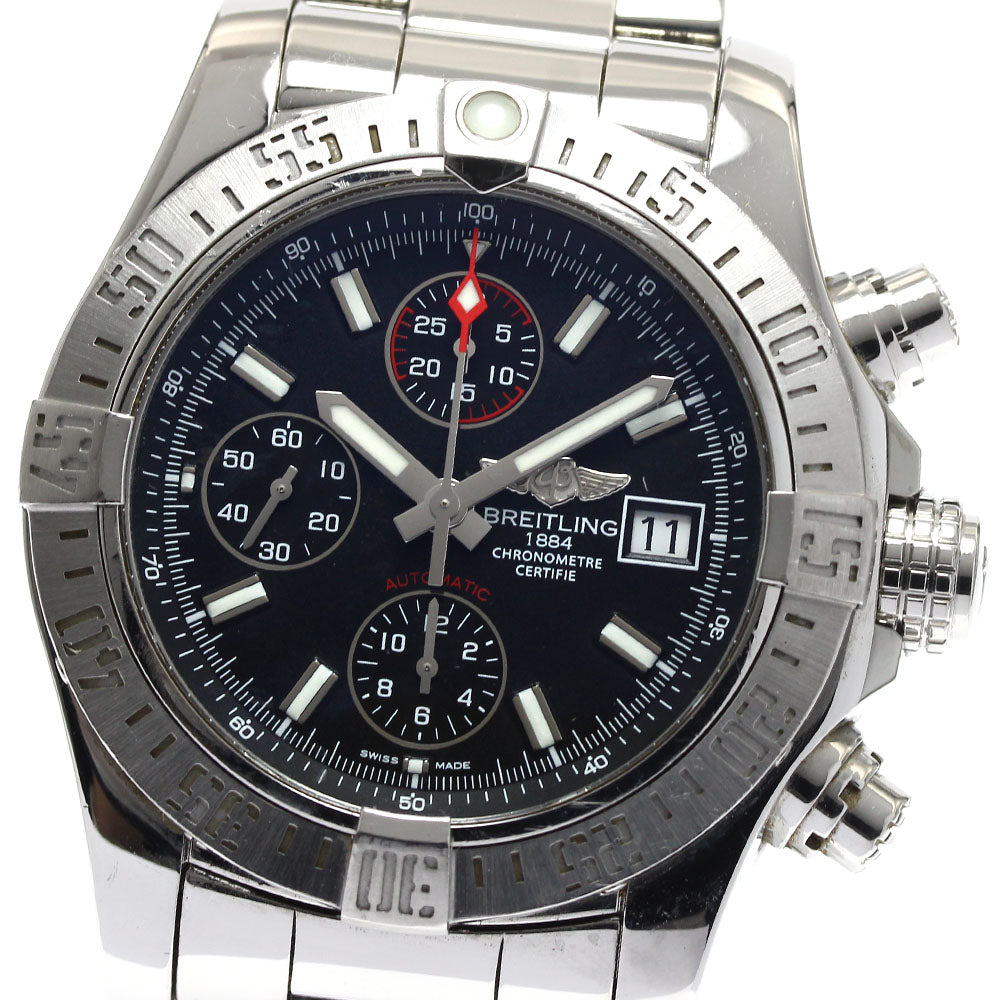 BREITLING Avenger II A13381 Chronograph black Dial Automatic Men's Watch_887115