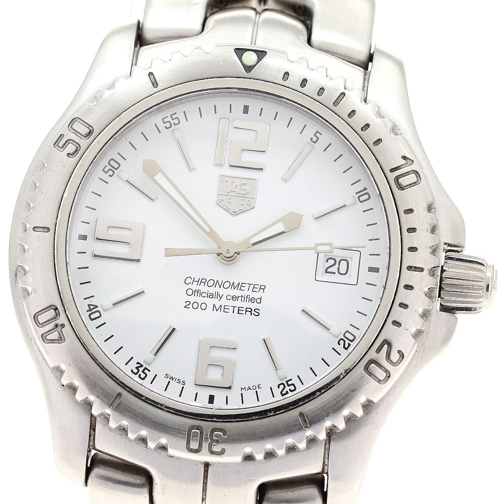 TAG HEUER Link WT5111 Date white Dial Automatic Men's Watch_887122
