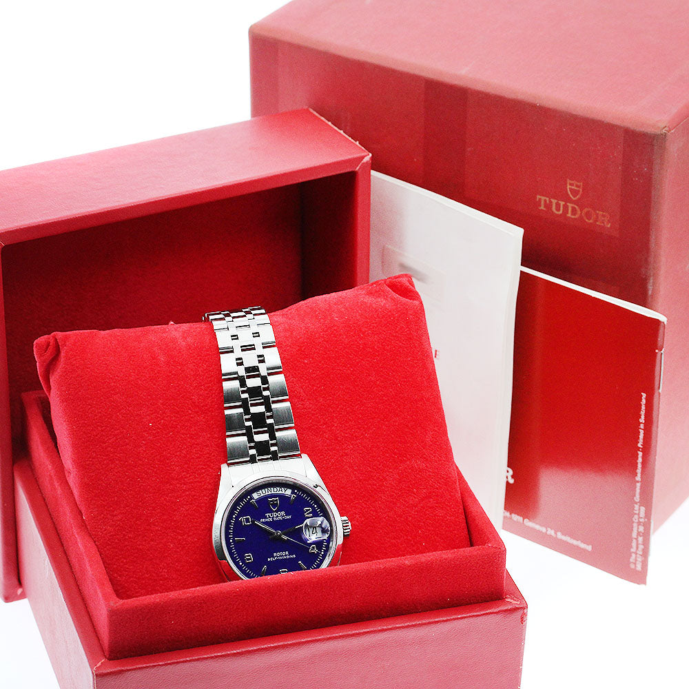 TUDOR Prince Date Day 76200 blue Dial Automatic Men's Watch_887130