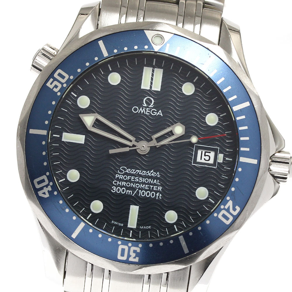 OMEGA Seamaster300 2531.80 Date Navy Dial Automatic Men's Watch_887135