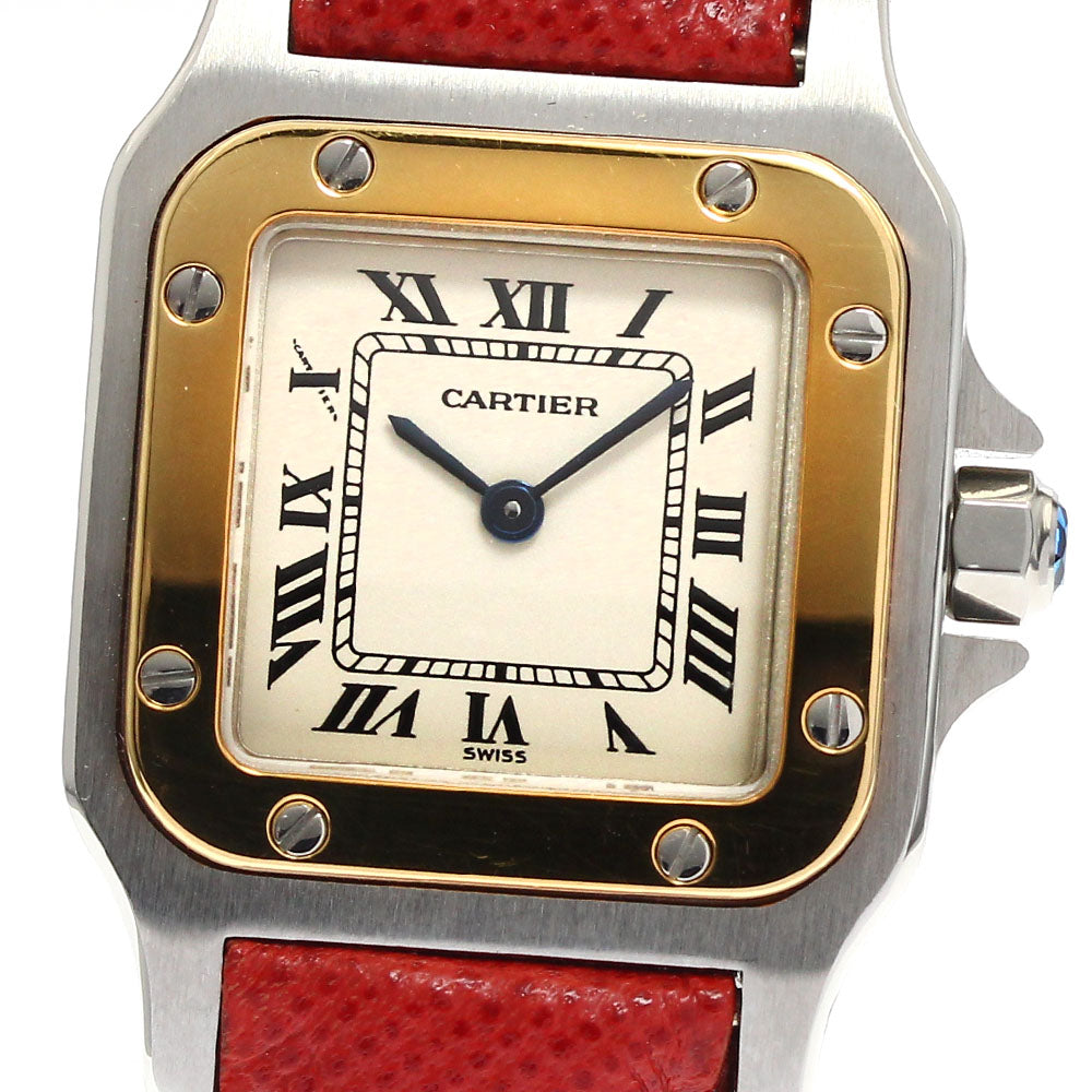 CARTIER Santos GalbeeSM beige Dial Quartz Ladies Watch_887140