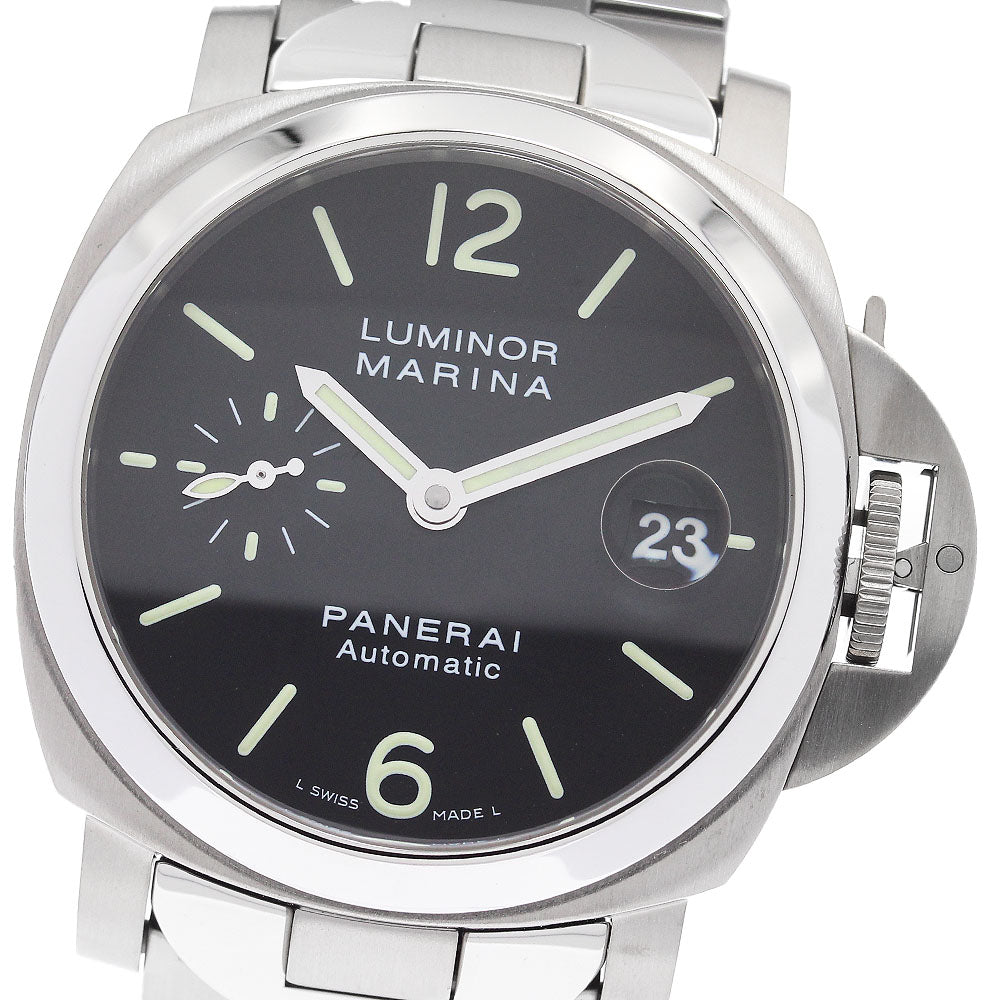 PANERAI Luminor Marina PAM00333 Small seconds Black Dial Automatic Men's _887145