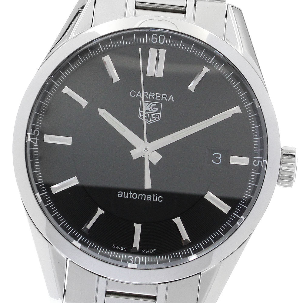 TAG HEUER Carrera WV211B-3 Date Black Dial Automatic Men's Watch_887152