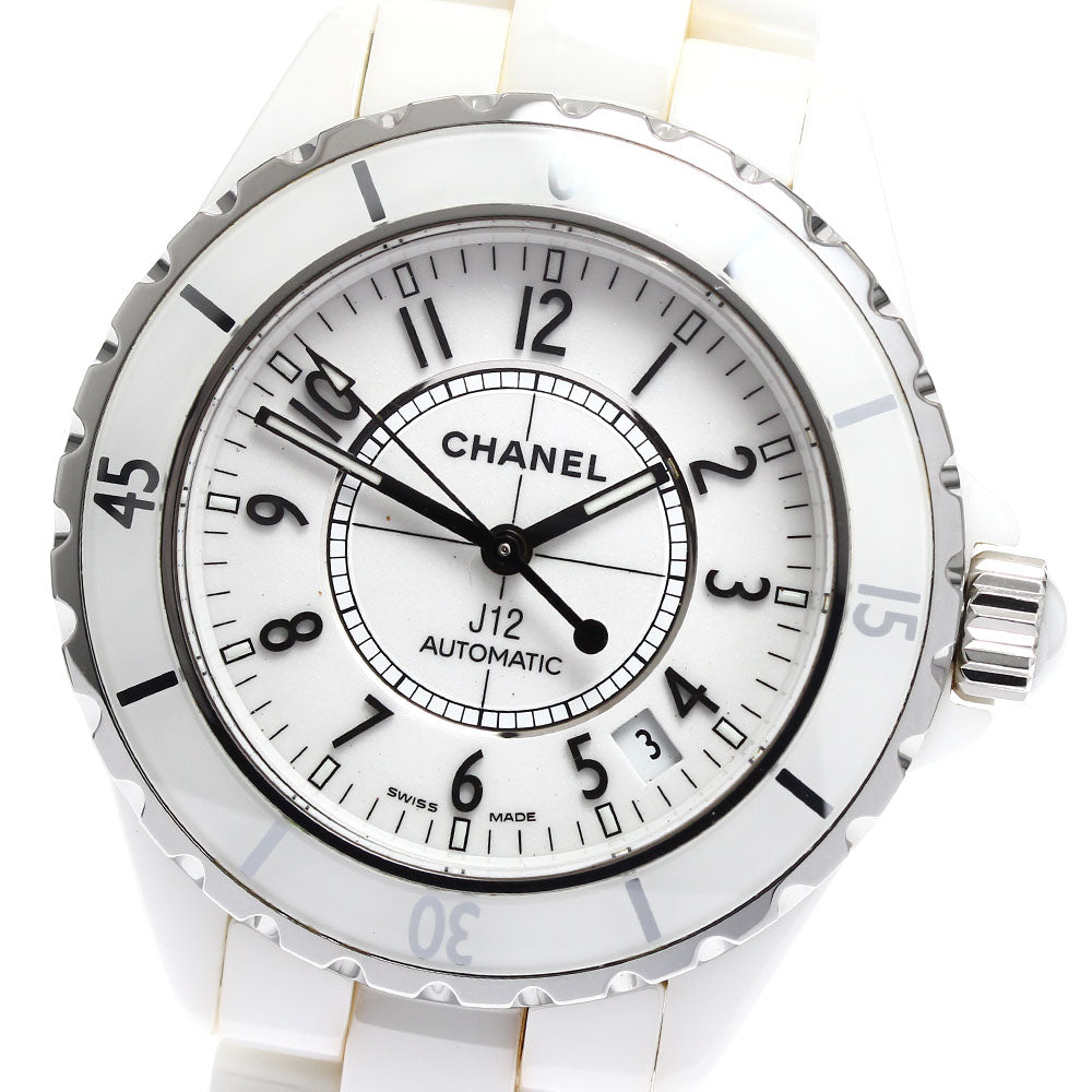 CHANEL J12 H0970 White Ceramic white Dial Automatic Men's Watch_887162
